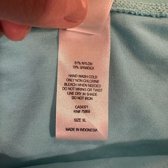 Hula Honey Bikini Bottoms Aqua size XL NWT - Picture 6 of 6